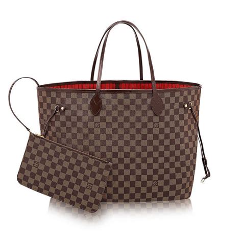 louis vuitton grey checkered bag|louis vuitton neverfull mm used.